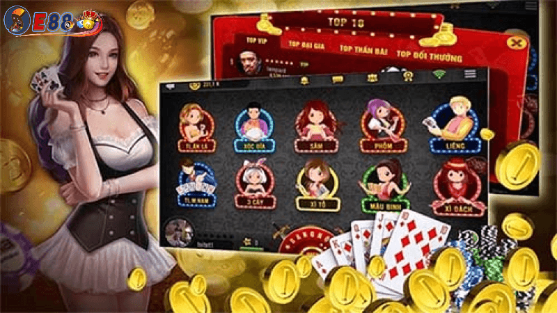 tham gia đánh bài online tại E88